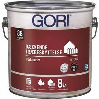 Gori 605 dækkende træbeskyttelse 2,5 liter - kridt (På lager i varehus)