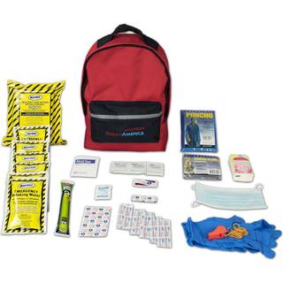 Klar America 72 Hour Emergency Kit 1-personers 3-dages rygs?k inkluderer First Aid Kit Survival Blanket Emergency Food Portable Disaster Crepedne