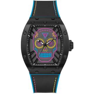GUESS GW0506G1 Catrin Black IP Resin Strap Watch - W96287
