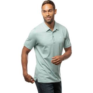 Travis Mathew The Zinna Polo Heather Beryl Green M