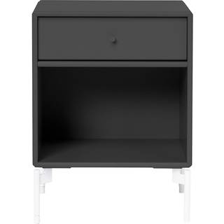 Montana - Dream Nightstand - Nordic / Snow Legs - Sengeborde - Peter J. Lassen - Grå - MDF/Metal
