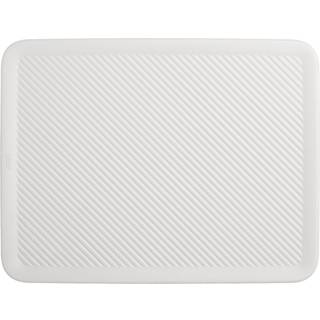 Superio Ribbed Collection Lid til dekorative plast Open Home Storage Bins Arrangørkurve Store hvide - Til organisering af skabshylder skuffehylde