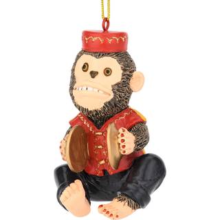 Tr?buddees retro vind op leget?j cymbals abe sjove julepynt