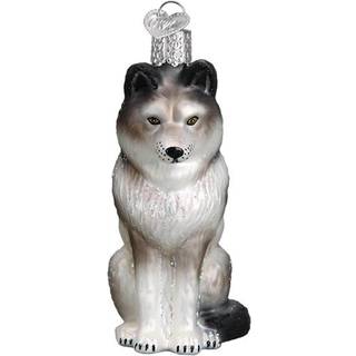 Old World Christmas Sitting Wolf