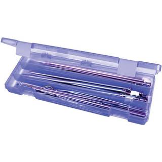 Artbin 6932ab Hook & Needle Nook Knitting & Crochet Organizer [1] Plastikopbevaringssag gennemskinnelig Periwinkle