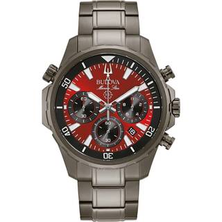 Bulova 98B350 Rød/Stål Ø43 mm