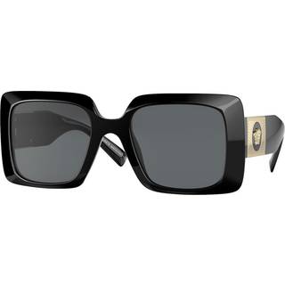 Versace Kvinde VE4405 GB1/87 Solbriller Acetat Sort Grå Firkantet Normal
