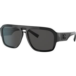 Dolce & Gabbana Mand DG4403 501/87 Solbriller Acetat Sort Grå Pilot Normal