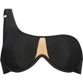 Hunkemöller Belize mesh bikini top, sort, Størrelse: 70E, Dame