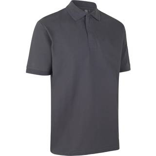 ID 0330 PRO Wear poloshirt trykknap Silver grey XS
