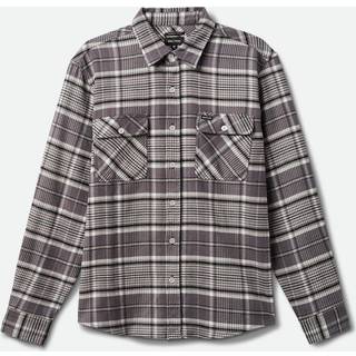 Brixton Bowery Stretch WR Flannel Grå / Sort