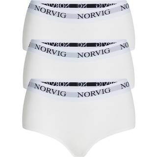 Norvig 3-Pack hipster trusse, hvid, Størrelse: XL, Dame