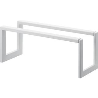 Yamazaki Udvidelig hjem Justerbar lille | Stål | Sko rack single hvid