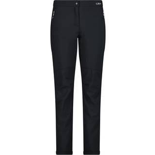 CMP Women's Long Pant Softshell 30A1456 Softshellbukser Damer størrelse 44 farve sort