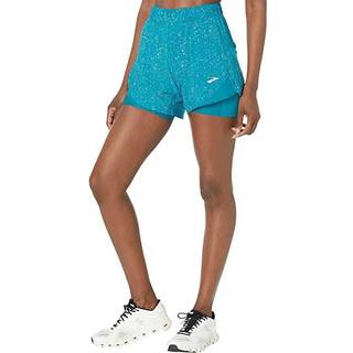 Brooks Chaser 5" 2-i-1 Shorts til Damer - Str. XS, Komfortable & Praktiske Lommer