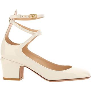 Valentino Garavani Tan-Go patent leather pumps - white - EU 39.5