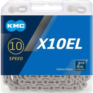 KMC X10EL Kæde 10-speed 114 Led - Sølv