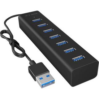 ICY BOX IcyBox 7-Port Hub IB-HUB1700-U3 USB 3.0 Type-A Ports