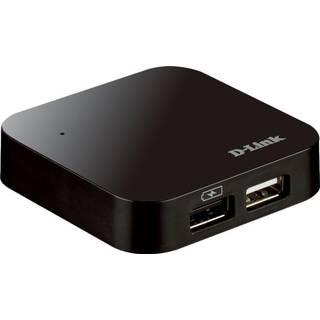 D-LINK HUB DUB-H4 4PORT USB 2.0 480MBPS WORKS W USB 1.1 - Retail