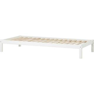 Hoppekids Flat 90x200 Seng, Hvid