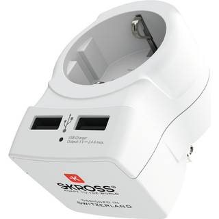 Skross Rejsestik Europa til USA med 2 x USB