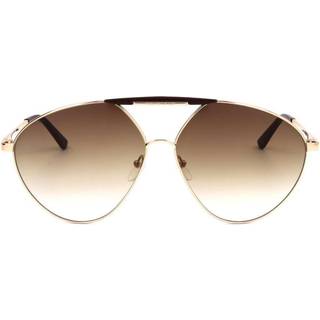 Karl Lagerfeld Kvinde KL322S 711 Solbriller Metal Guld Brun Pilot