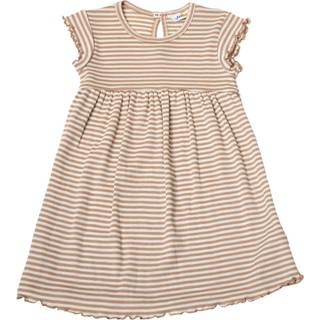 Joha Kjole - light brown stripe