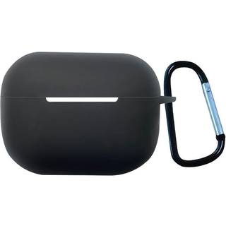 Apple Airpods Pro 2nd Gen (2022) Silikone Cover m. Karabinhage - Sort