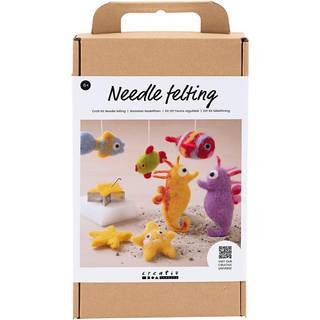 Creativ Company Craft Kit Needle Felting - Animals in Water