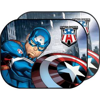 Disney solbeskytter Captain America 2 stk. 44x35 cm