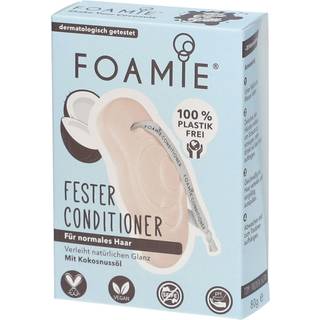 Foamie Conditioner Bar Shake Your Coconut Hair Conditioner Bar för skadat hår med helt naturliga ekovänliga ingredienser Plastfri grymhet Fri veg