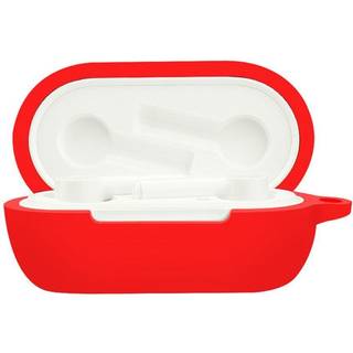 OnePlus Buds Z2 Silikone Cover m. Karabinhage - Rød