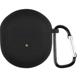 OnePlus Buds Silikone Cover med Karabinhage - Sort