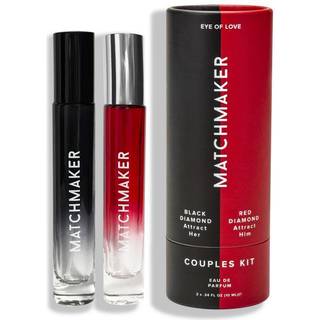 Matchmaker Pheromone Parfum Couples Kit Black & Red Diamond 2x10ml