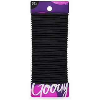 Goody Hair Kvinders flettet h?r Elastik sort 4mm til medium h?r 32 t?lling (pakke med 1)