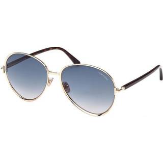 Tom Ford FT1028 RIO 28W 59 Solbriller Kvinder Guld - Shiny Rose Gold - 59mm