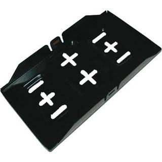 Lille batterihylde sort 27,5 x 18cm