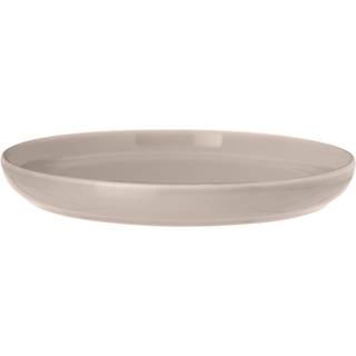 Porcelænstallerken 17,5 cm, sand
