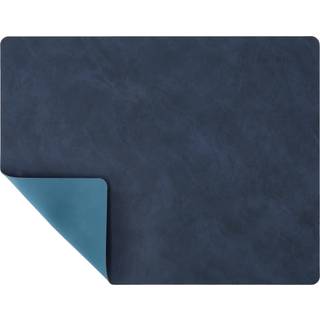 LIND DNA Nupo dækkeserviet vendbar square L 1 stk. Midnight blue/Petrol