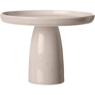 Kagefad i porcelæn 20 cm, sand