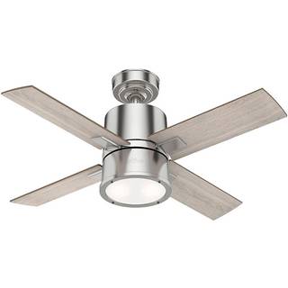 Hunter Beck ventilator med lys, eg/nikkel