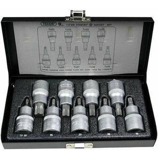 Tecos torx topsæt, 1/2"