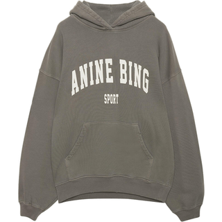 Anine Bing A-08-5185-009 Harvey Sweat-Shi Sweatshirts A-08-5185-009 Harvey Dusty Olive (SMALL)