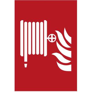 Brandskilt - Brandslange - Plast - 210 x 148 mm (A5)