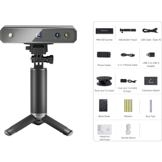 Revopoint Mini 3D Scanner with dual axis turntable