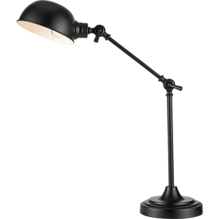 Portland bordlampe, 2-vejs justerbar, sort