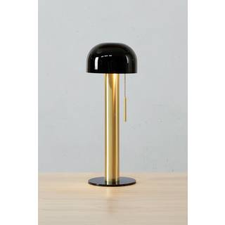 Costa bordlampe i metal, sort/messing