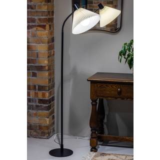 Markslöjd MIRA black/off white gulvlampe