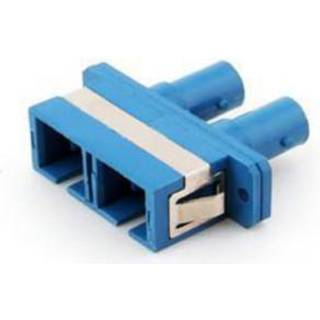 SC-ST samleled hybrid duplex OS2 blå