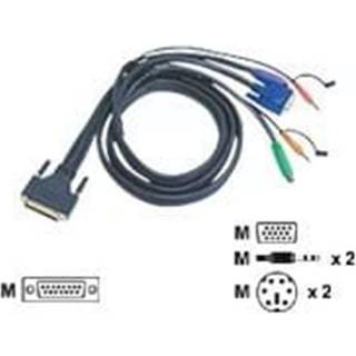 ATEN KVM-kabel DB25 han til 2xPS/2 han
